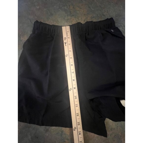 DSG Womens High-Rise Notched Woven Shorts Pure Black Size XS - Picture 6 of 7